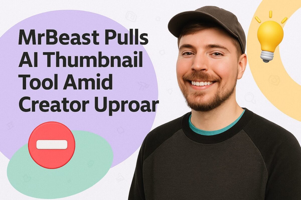 MrBeast Pulls AI Thumbnail Tool Amid Creator Uproar