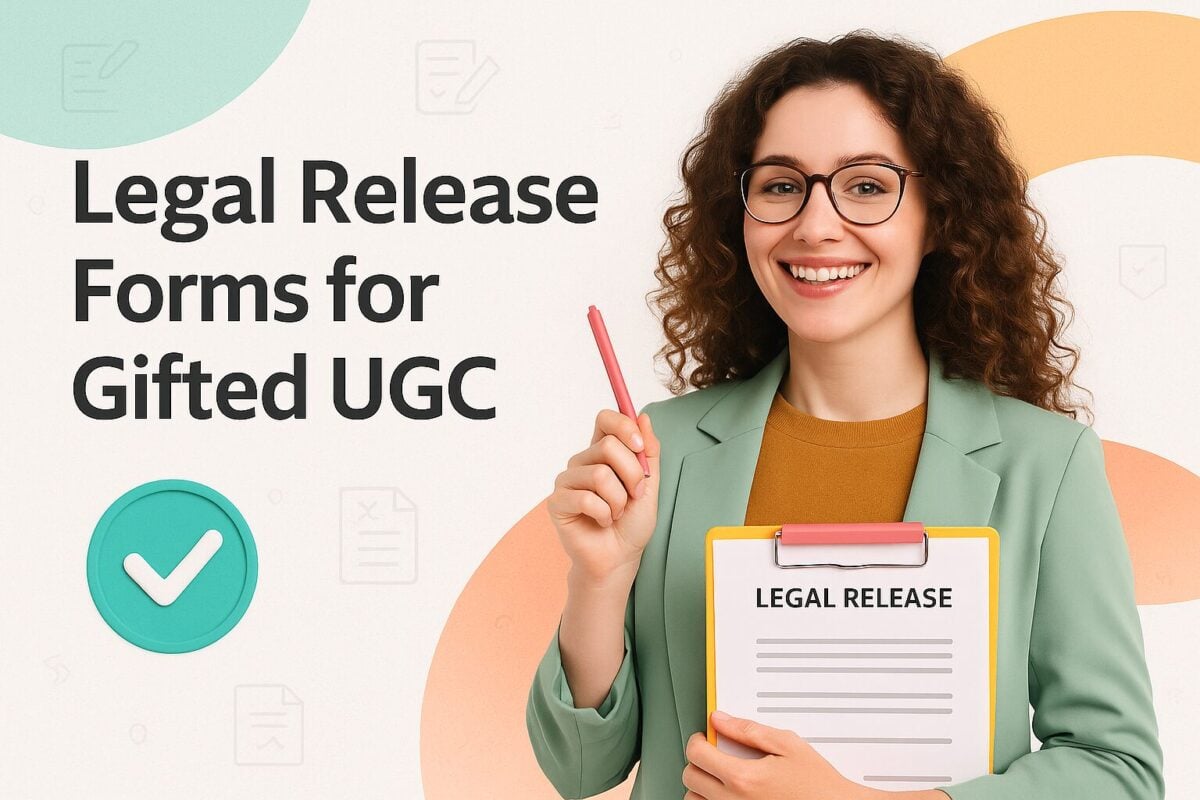Legal Release Forms for Gifted UGC