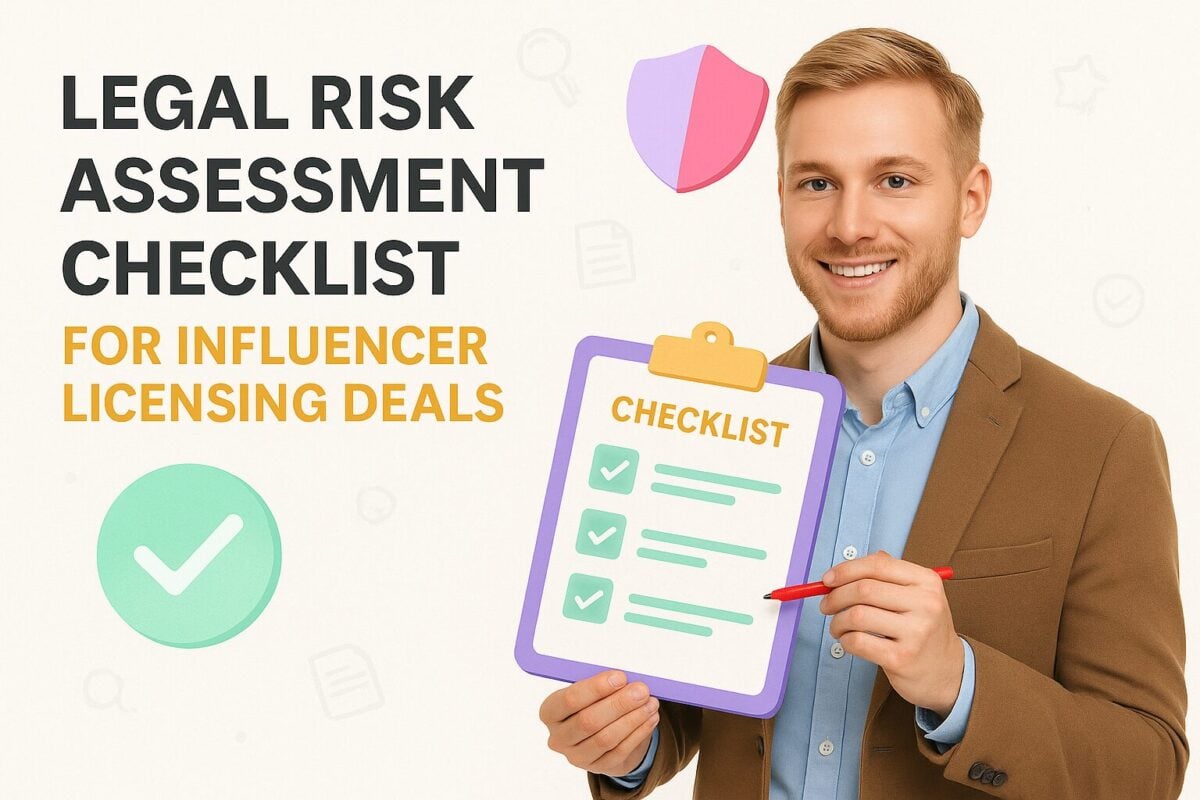 Legal Risk Assessment Checklist for Influencer Licensing Deals