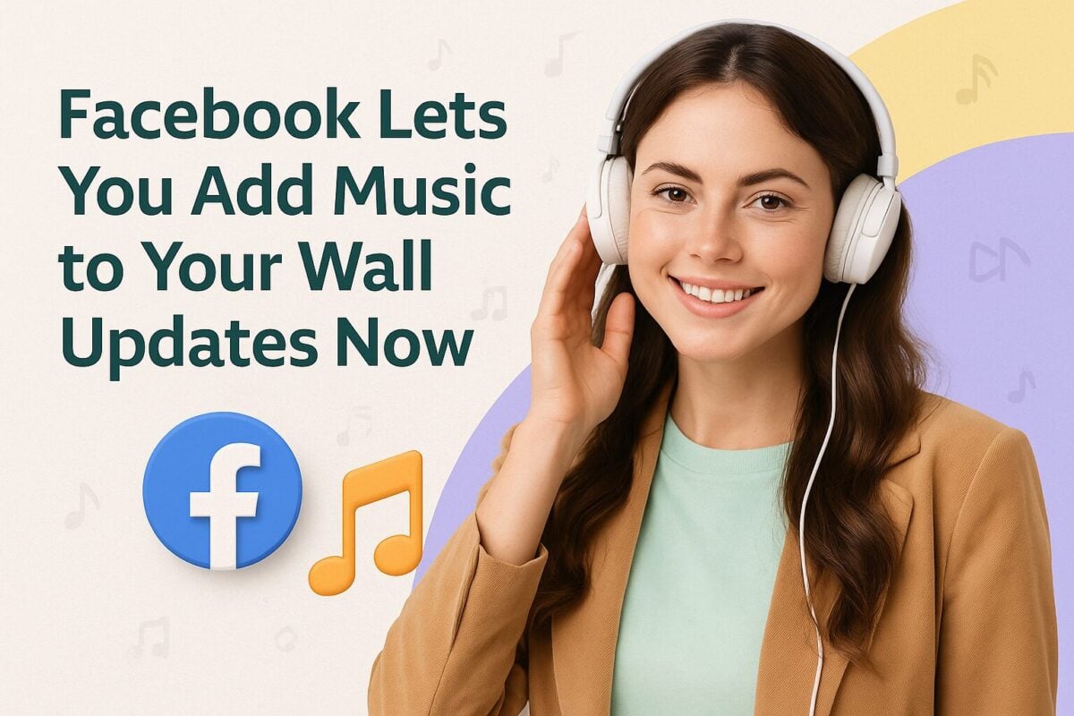 Facebook Lets You Add Music to Your Wall Updates Now