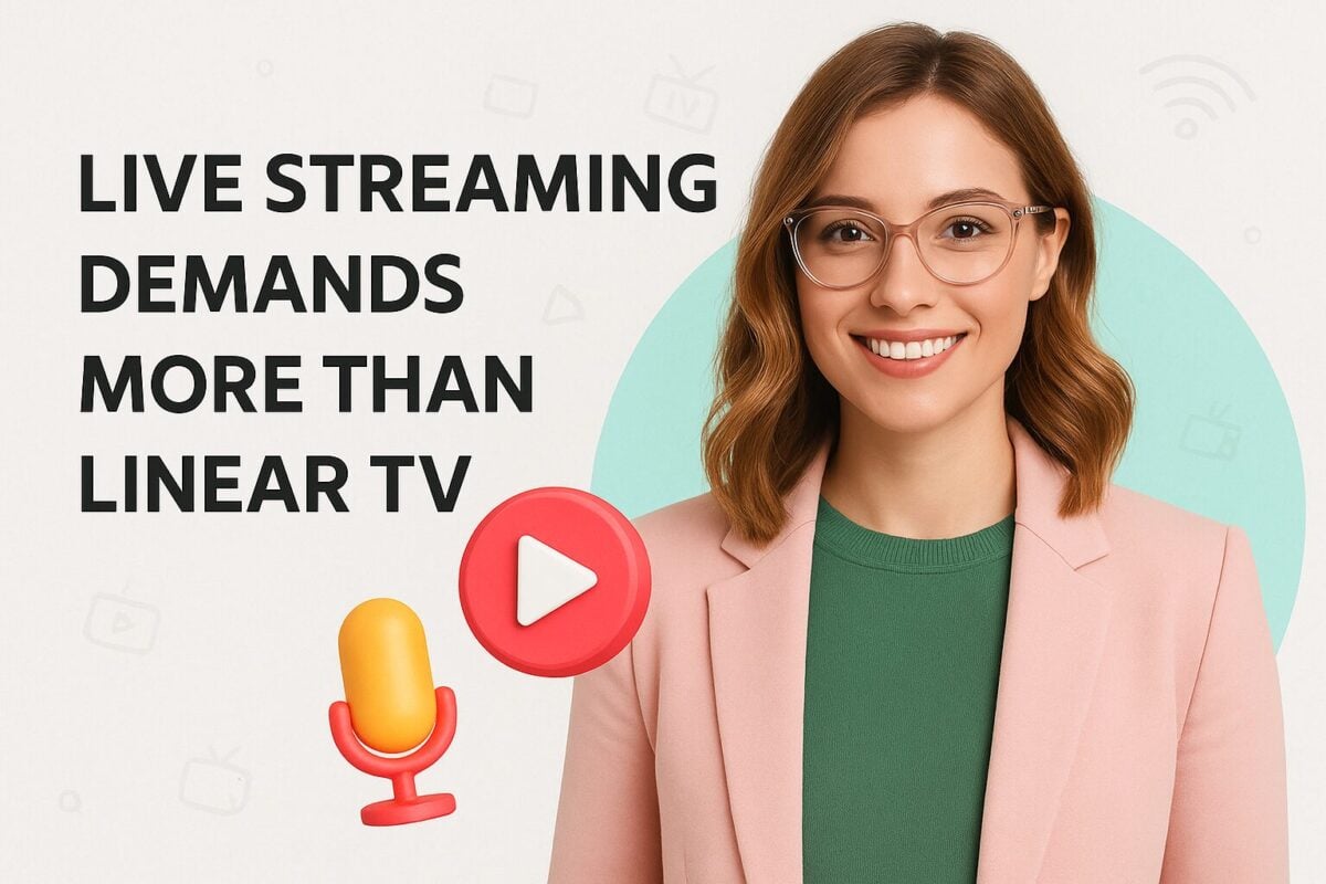 Live Streaming Demands More Than Linear TV