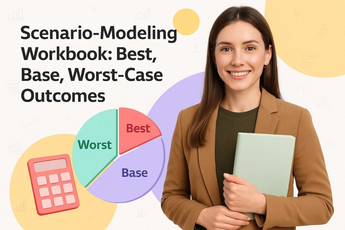 Scenario-Modeling Workbook: Best, Base, Worst-Case Outcomes