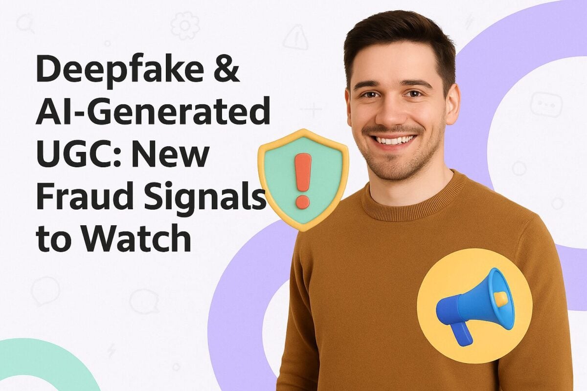 Deepfake & AI-Generated UGC: New Fraud Signals to Watch