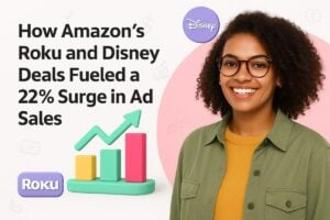 How Amazon’s Roku and Disney Deals Fueled a 22% Surge in Ad Sales