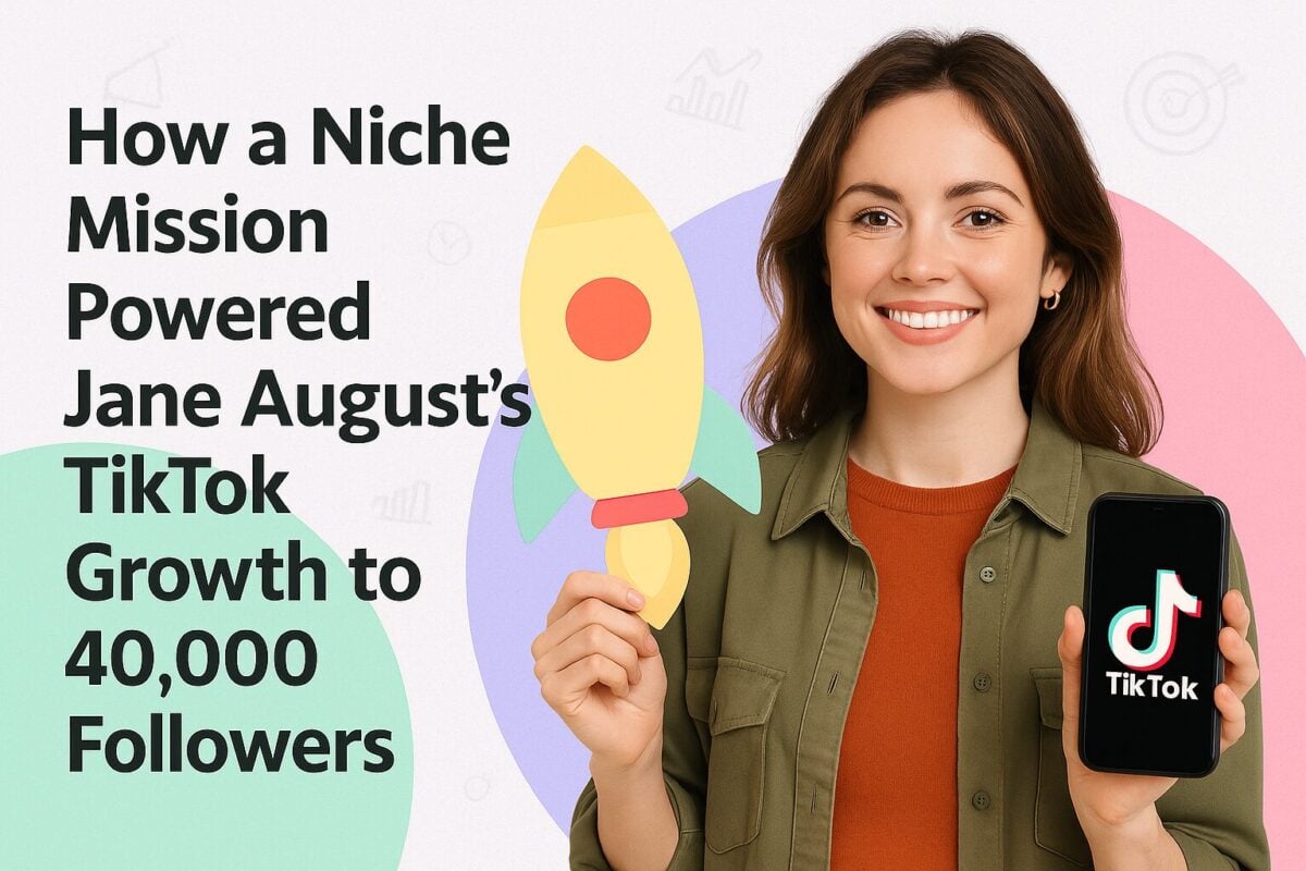 How a Niche Mission Powered Jane August’s TikTok Growth to 40,000 Followers
