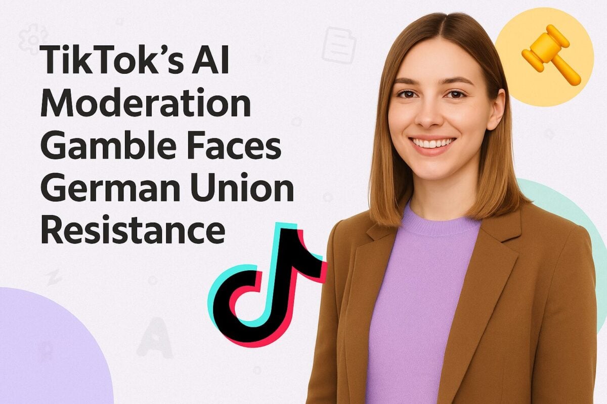 TikTok’s AI Moderation Gamble Faces German Union Resistance
