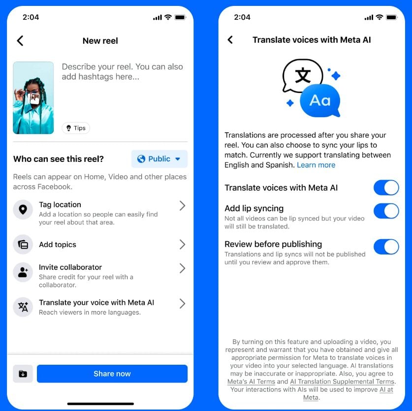 Meta AI Translator Setup