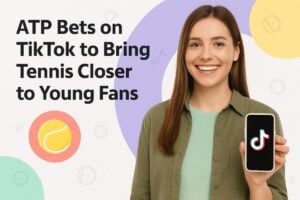 ATP Bets on TikTok to Bring Tennis Closer to Young Fans
