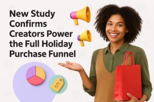 New Study Confirms Creators Power the Full Holiday Purchase Funnel