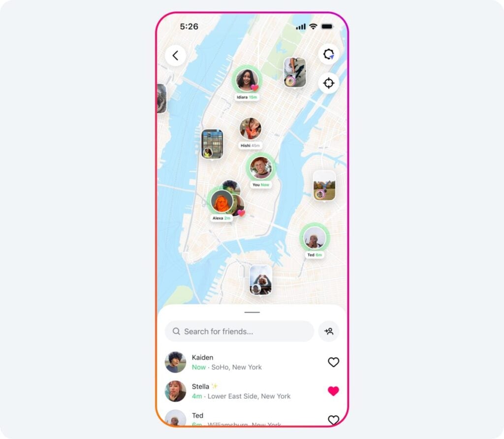 Instagram Maps Feature
