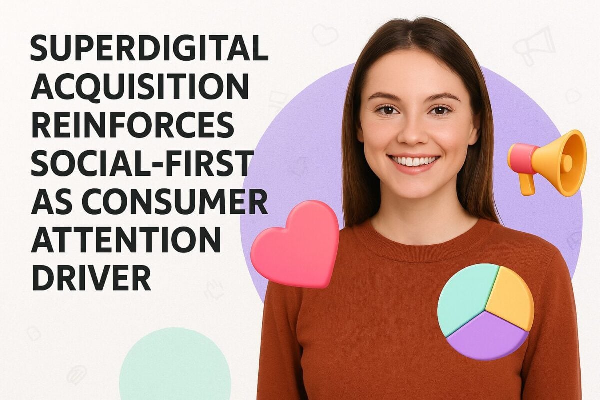 Superdigital Acquisition Reinforces Social-First as Consumer Attention Driver