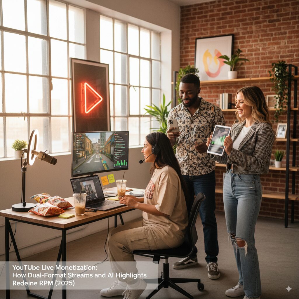 YouTube Live Monetization: How Dual-Format Streams and AI Highlights Redefine RPM
