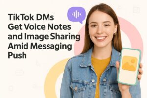 TikTok DMs Get Voice Notes and Image Sharing Amid Messaging Push