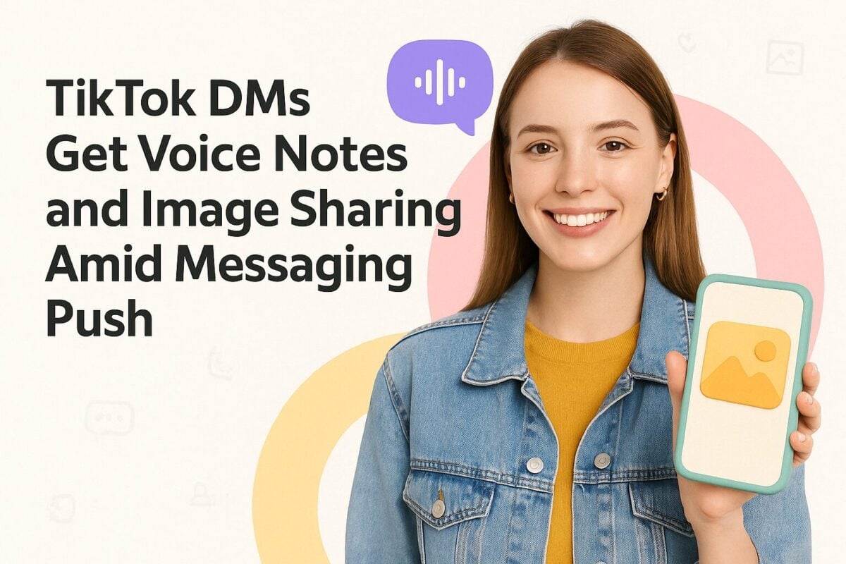 TikTok DMs Get Voice Notes and Image Sharing Amid Messaging Push