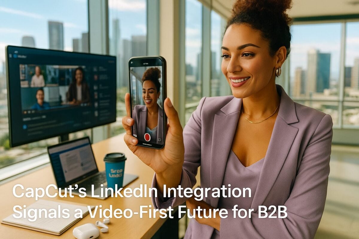 CapCut’s LinkedIn Integration Signals a Video-First Future for B2B Marketing