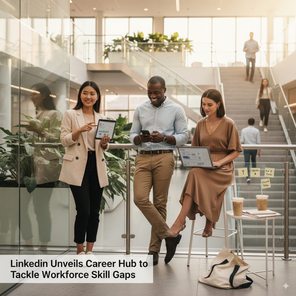 LinkedIn Unveils Career Hub to Tackle Workforce Skill Gaps