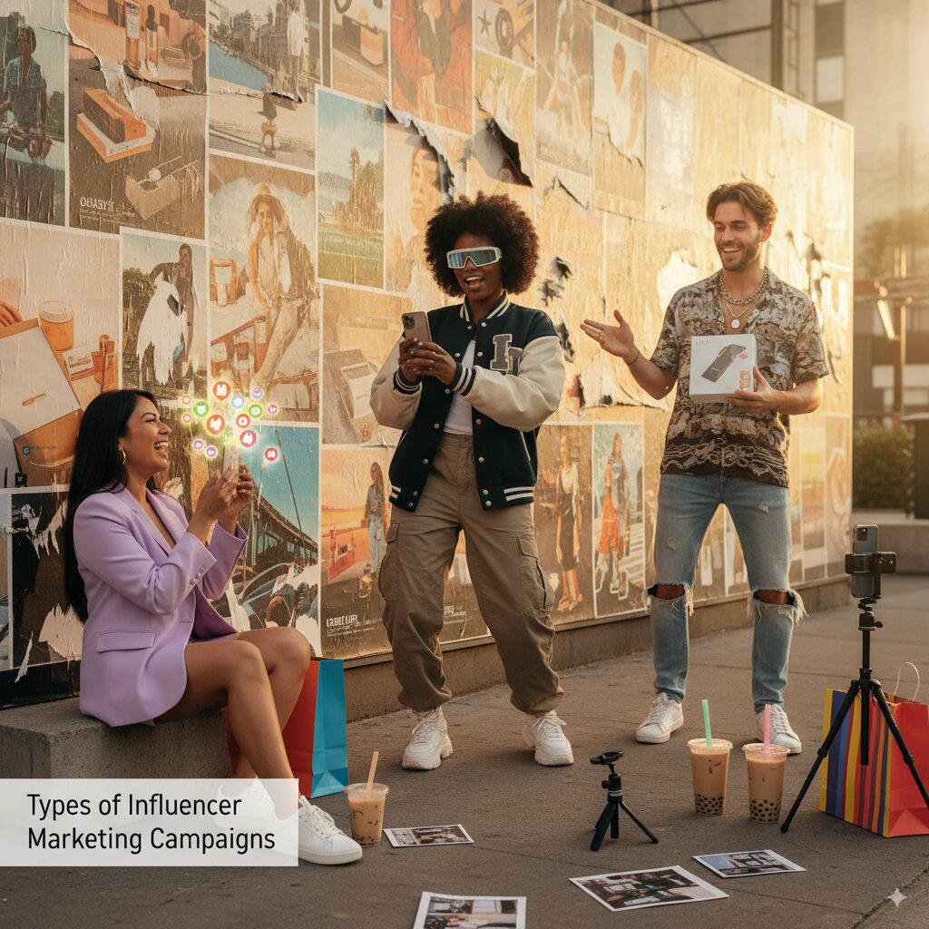 Types of Influencer Marketing Campaigns
