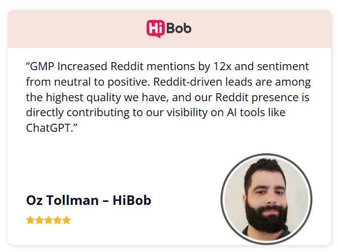 GMP Reddit Testimonial