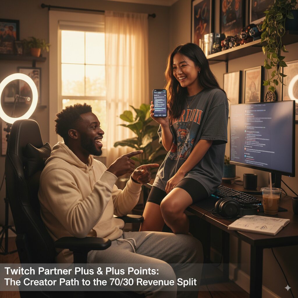 Twitch Partner Plus & Plus Points: The Creator Path to the 70/30 Revenue Split