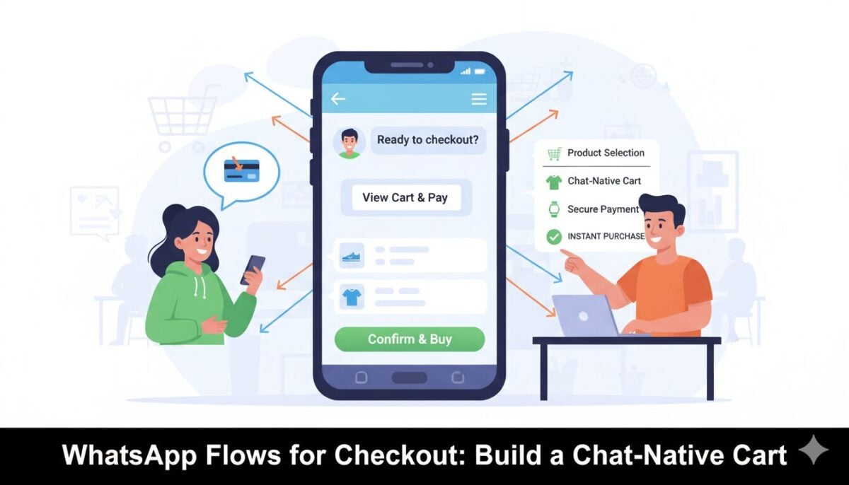 WhatsApp Flows for Checkout: Build a Chat-Native Cart