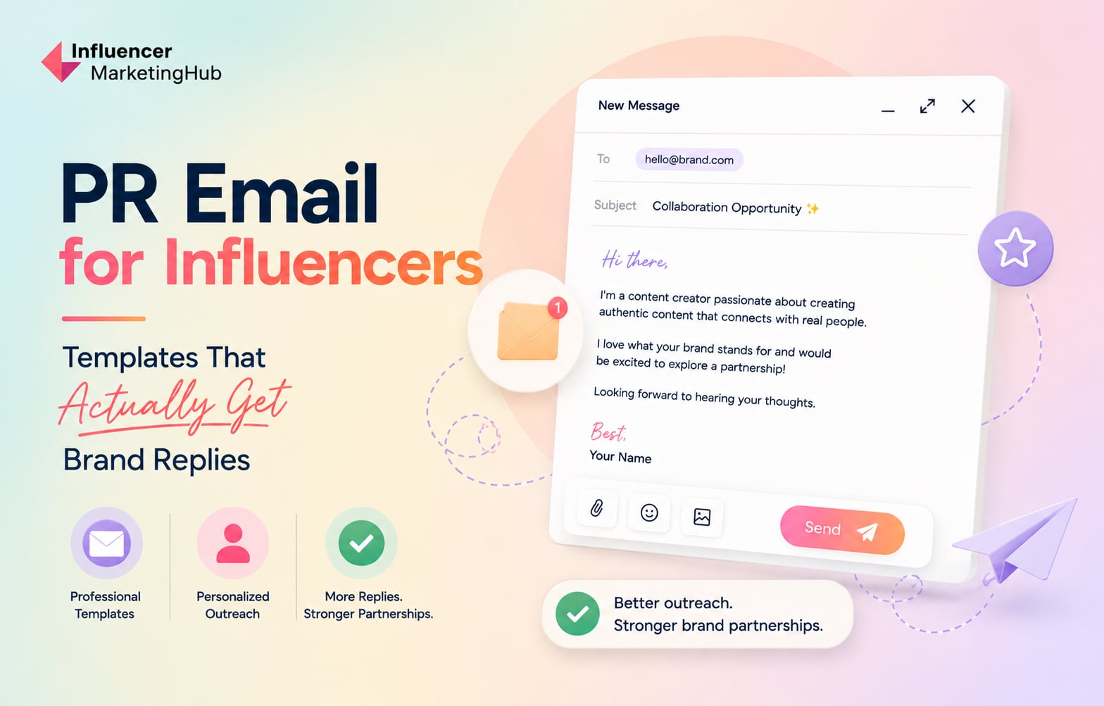 PR Email for Influencers: Templates That Actually Get Brand Replies ...