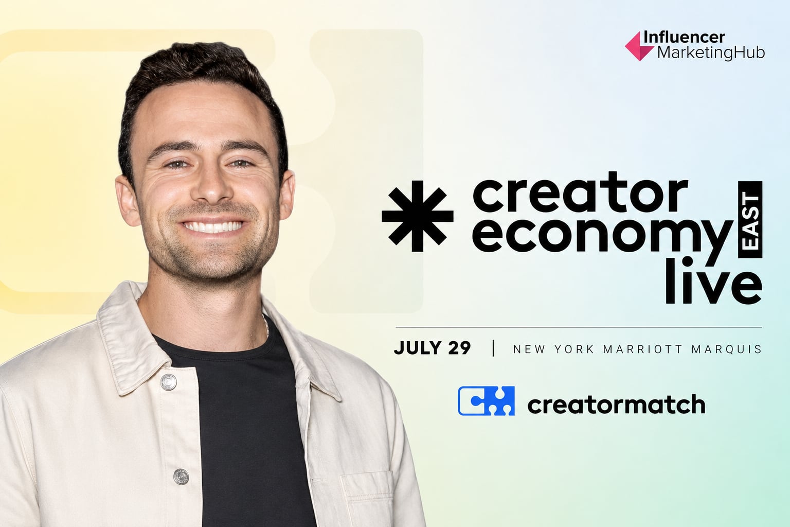 Creator Match’s AJ Eckstein to Speak at Creator Economy Live East After a $1 Million Week
