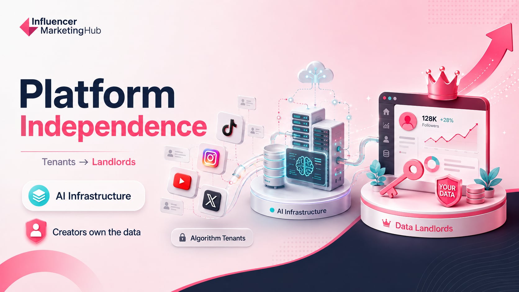 From Algorithm Tenants to Data Landlords: How AI Infrastructure is Helping Creators Gain Platform Independence