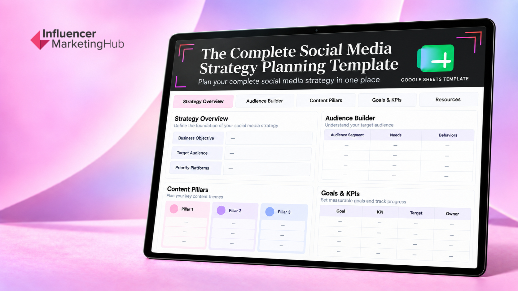 The Complete Social Media Strategy Planning Template